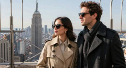 Couple On Empire State Building