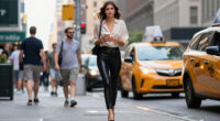 Hold Up—Did Zendaya Really Just Wear Leather Cigarette Pants In NYC's 85º Heat?