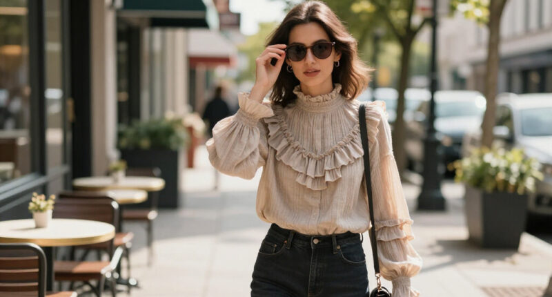 5 Best High-Neck Ruffled Blouses in 2026