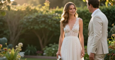 Katie Holmes Wears A White Fforme Gown For A Summer Gala Date Night With Jason Yarmosky