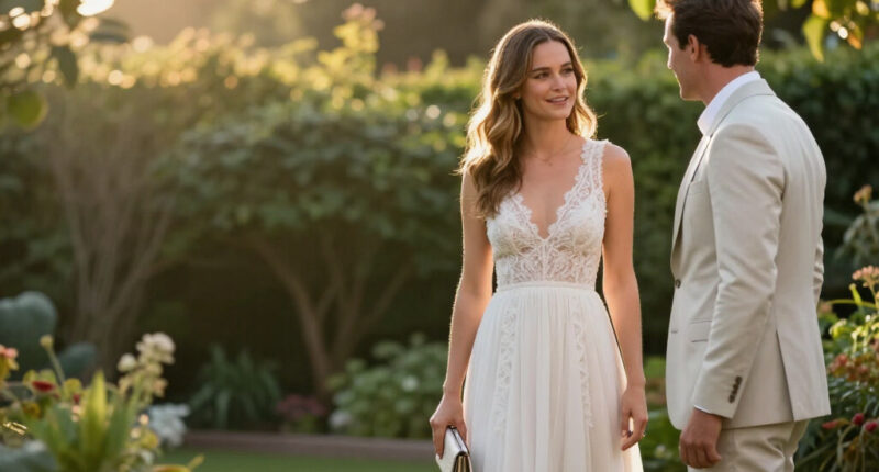 Katie Holmes Wears A White Fforme Gown For A Summer Gala Date Night With Jason Yarmosky