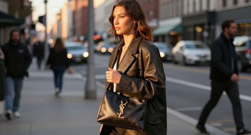 Bella Hadid Just Gave Us A First Look At Saint Laurent’s Newest Bag