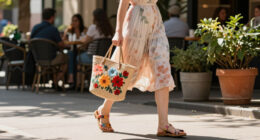 Keep The Spirit Of Summer Alive With Floral Shoes And Bags
