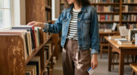A Good Book, A Library Card, And This New Madewell Collab Unlock A Stylish Fall Wardrobe