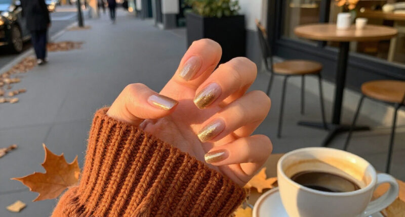 Taylor Swift Just Made ‘Gold Fairy Dust’ Nails Fall’s Dreamiest Manicure
