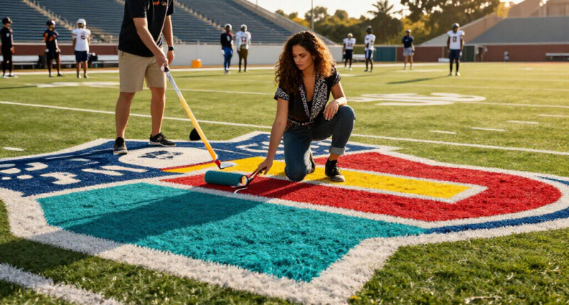The NFL Is Turning Football Fields Into Art With 'COLOR FIELD'